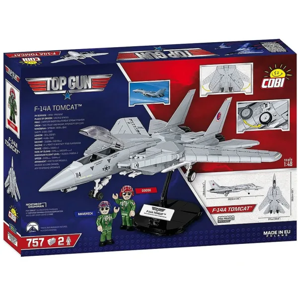 COBI: Top Gun F-14A Tomcat™ Bausatz (5811A) Bild 3