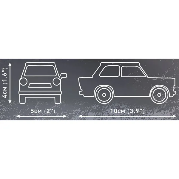 COBI: Trabant 601 Bausatz (24539) Bild 3