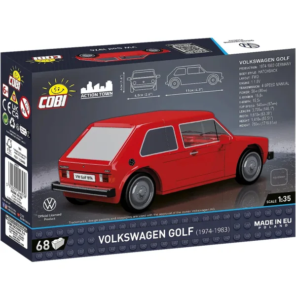 COBI: Volkswagen Golf Mk1 Bausatz (24613) Bild 3