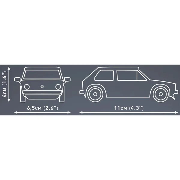 COBI: Volkswagen Golf Mk1 Bausatz (24613) Bild 4