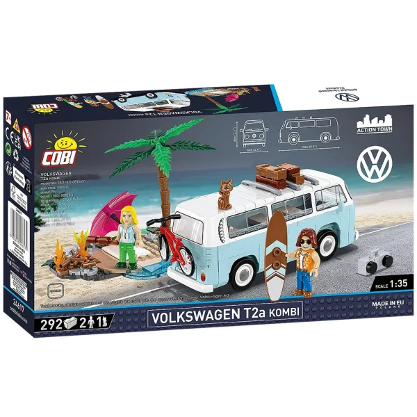COBI: Volkswagen T2a Kombi Bausatz (24617) Bild 6