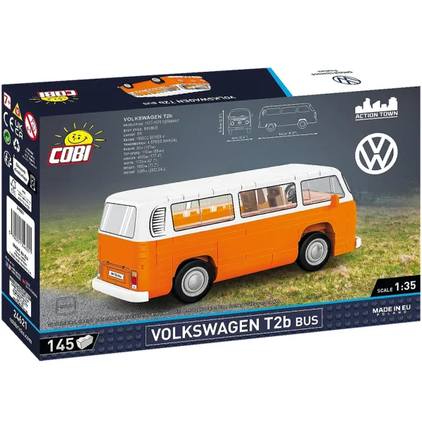 COBI: Volkswagen T2b Bus Baustein-Set (24621) Bild 3