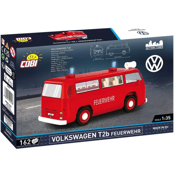 COBI: Volkswagen T2b Feuerwehr-Bausatz (24622) Bild 3