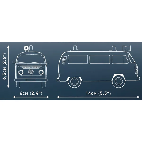 COBI: Volkswagen T2b Feuerwehr-Bausatz (24622) Bild 4