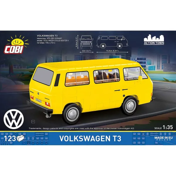 COBI: Volkswagen T3 Auto-Bausatz (24634) Bild 2