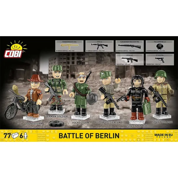 COBI: WWII Schlacht um Berlin Figuren-Set (2064) Bild 2