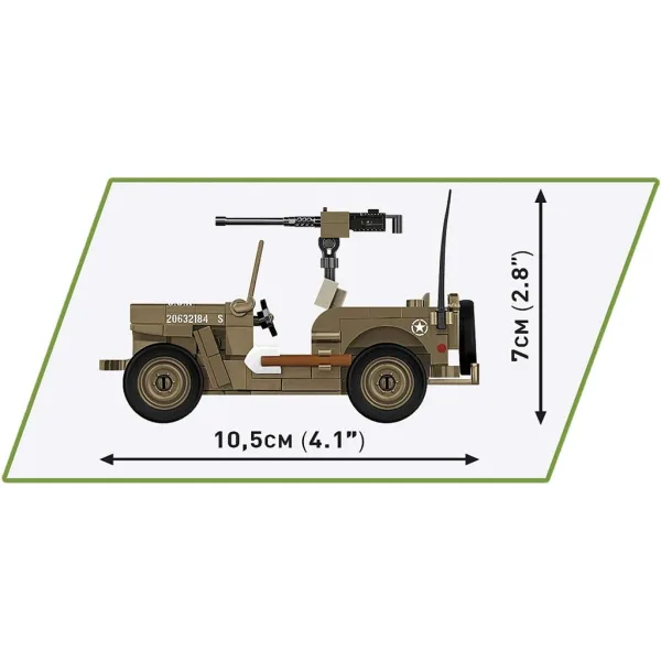 COBI: Willys MB Panzerspielzeug-Bausatz (3133) Bild 5