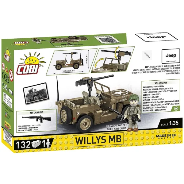 COBI: Willys MB Panzerspielzeug-Bausatz (3133) Bild 6