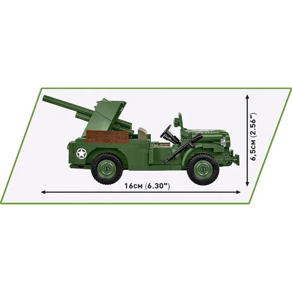 COBI: Zweiter Weltkrieg 37 mm GMC M6 Fargo Bauset (3116) Bild 4