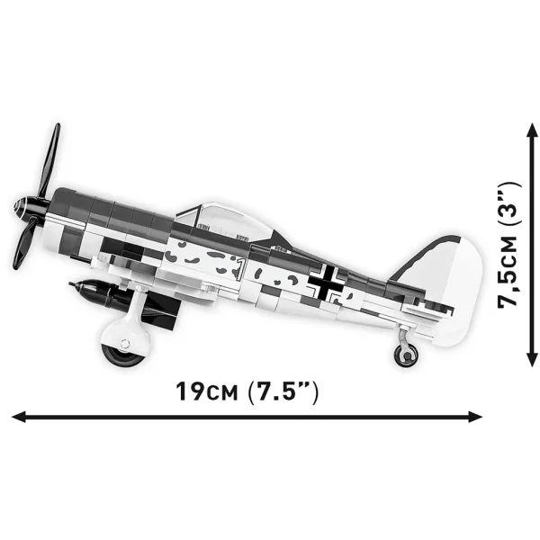 COBI: Zweiter Weltkrieg Focke-Wulf FW 190 F-8 Bauset (5871) Bild 4