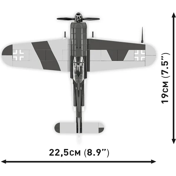 COBI: Zweiter Weltkrieg Focke-Wulf FW 190 F-8 Bauset (5871) Bild 5