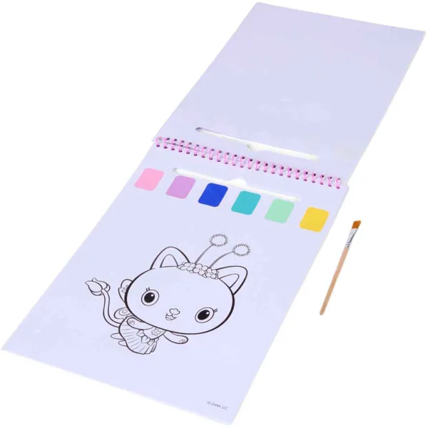 Canenco: Gabis Puppenhaus – ein zauberhaftes Ausmalbuch mit Wasserfarben und Pinsel Bild 2