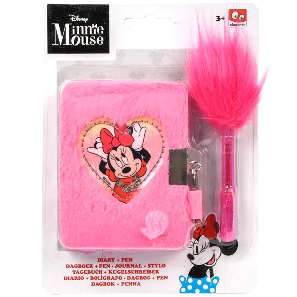 Canenco: Geheimes Minnie Maus Tagebuch mit Schloss und UV-Lampe Bild 1