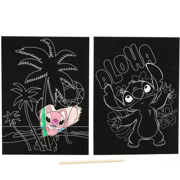 Canenco: Stitch Kratzbild-Poster, 29x15 cm, 2 Stück Bild 3