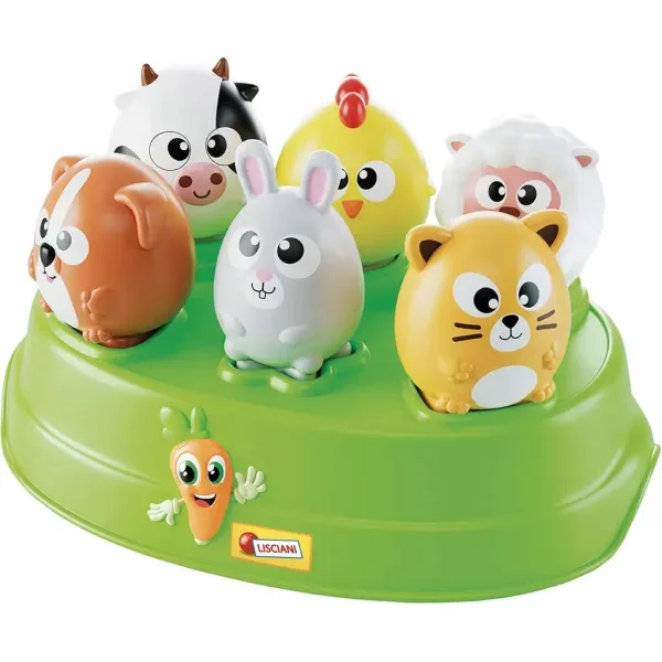 Carotina Baby: Bauernhof-Tier-Formenpuzzle-Spiel - Lisciani Bild 3