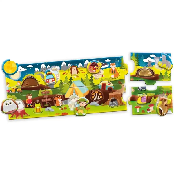 Carotina Baby: Das Panorama-Waldpuzzle, 24 Teile - Lisciani Bild 2