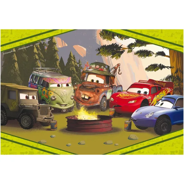 Cars 2-in-1 60-teiliges Eco-Puzzle und Ausmalbild 70x50cm - Lisciani Bild 2