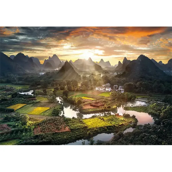 Chinesische Landschaft HQC 2000-teiliges Puzzle - Clementoni Bild 2