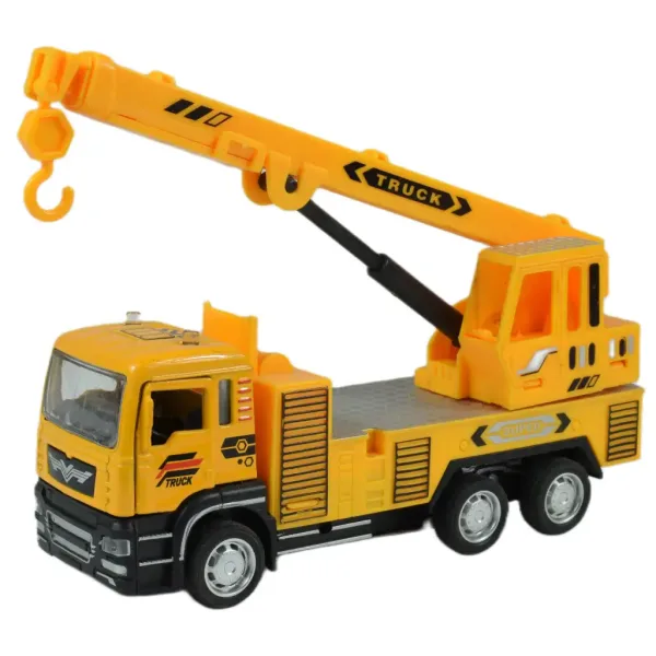 City Truck: Rückziehbetonmischer oder Kranwagen 14cm Bild 2