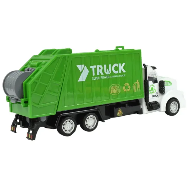 City Truck: Schwungradbetriebener Mülltrennungs-LKW 22cm Bild 3
