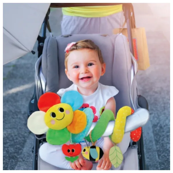 Clementoni Baby: Zaubergarten – Plüschspielzeug zum Aufhängen am Kinderwagen Bild 2