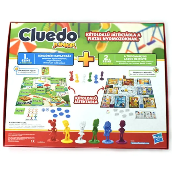 Cluedo Junior 2-in-1 Brettspiel - Hasbro Bild 2