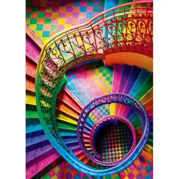 Colorboom Collection: Bunte Treppen 500-teiliges Puzzle - Clementoni Bild 2
