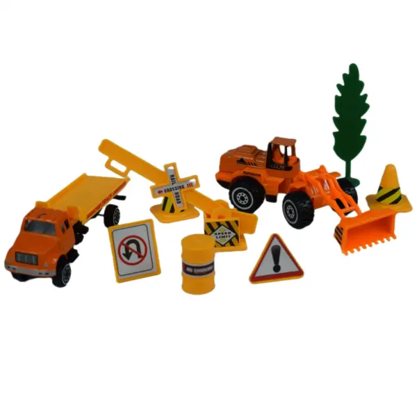 Construction Crew: Bau-Spielset mit Fahrzeugen in verschiedenen Varianten, 1 Stück Bild 4