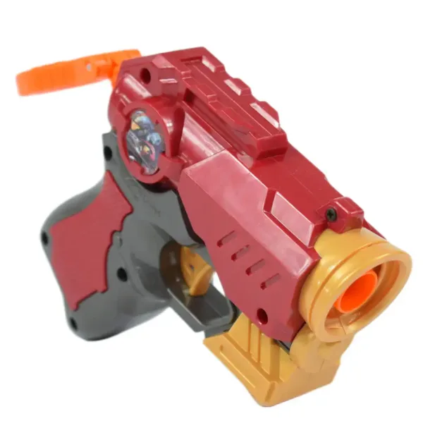 Cool Soft Bullet Gun: Kleine Schaumstoffpistole mit Patronen in roter Farbe, 14 cm Bild 3