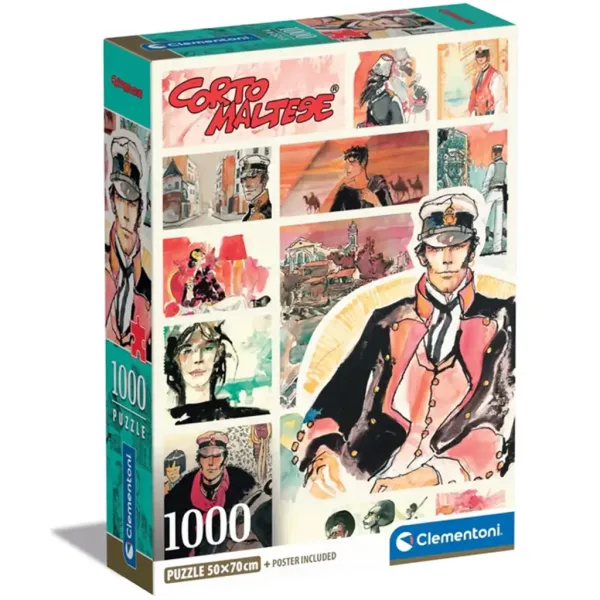 Corto Maltese 1000-teilige Puzzle - Clementoni Bild 1