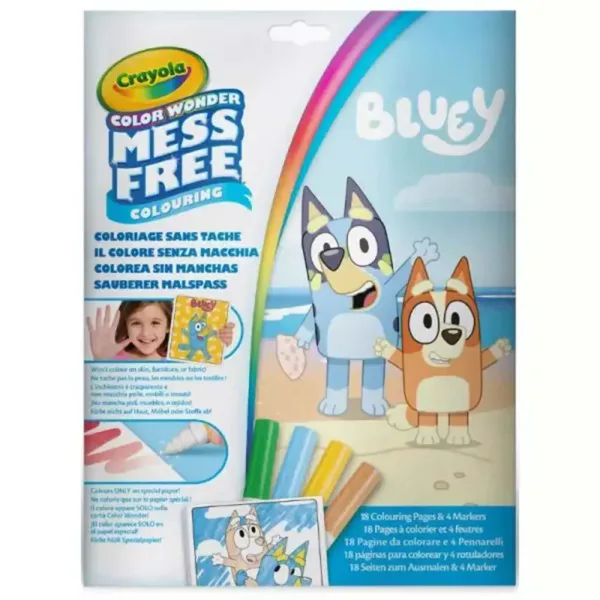 Crayola: Color Wonder - Bluey malfreies Malset im Ordner Bild 1