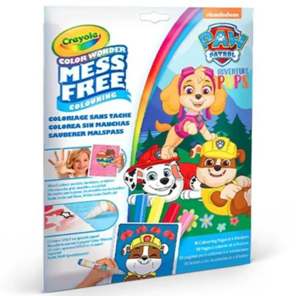 Crayola: Color Wonder Paw Patrol malfreier Malblock Bild 1