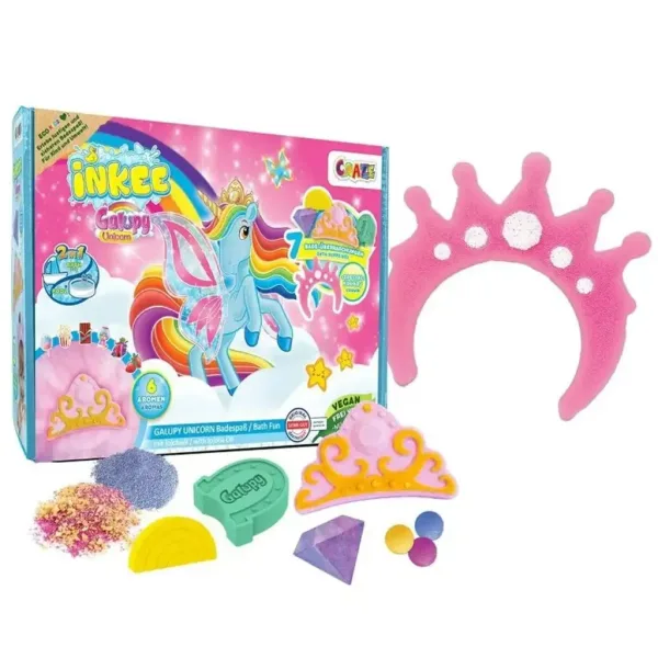 Craze: Inkee Galupy großes veganes Einhorn-Badeset Bild 2