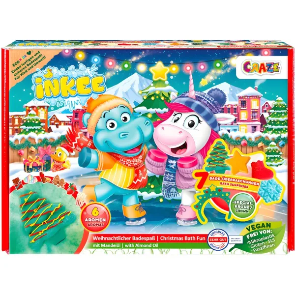 Craze Inkee: Weihnachts-Badespielzeug-Set Bild 2
