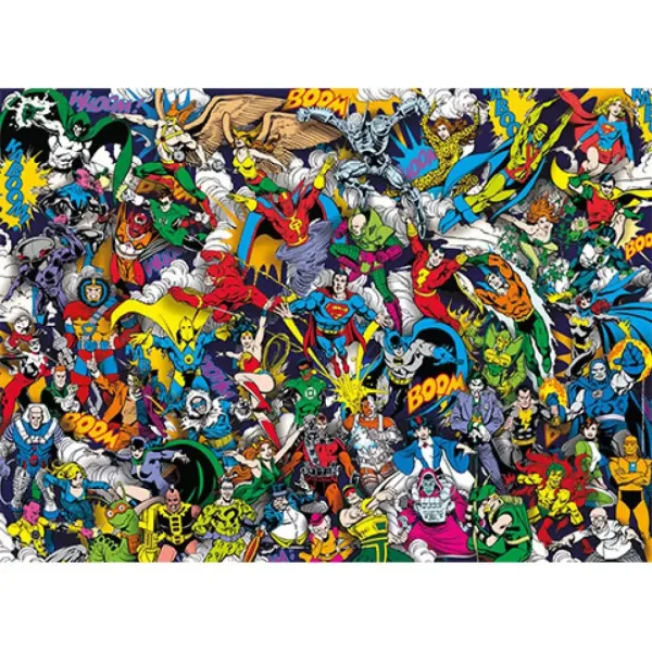 DC Comics Justice League unmögliche Puzzle 1000 Teile - Clementoni Bild 2