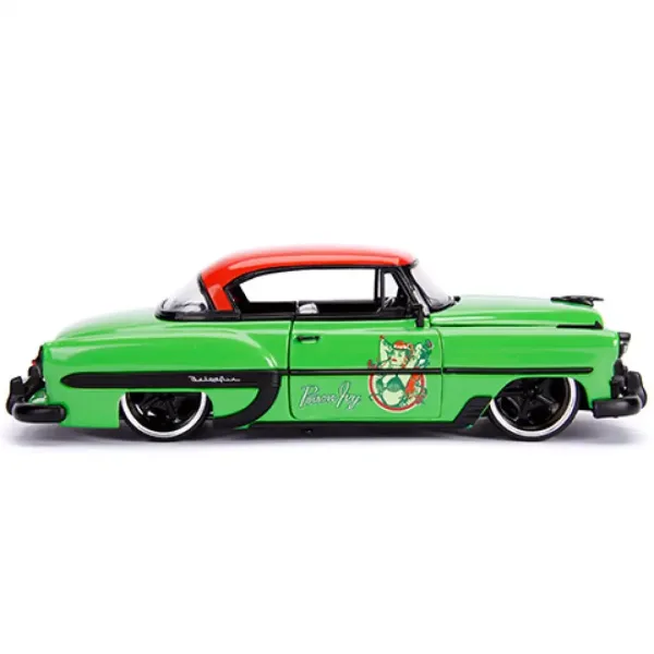 DC Comics: Poison Ivy Figur und 1953 Chevy Bel Air Metall-Automodell 1/24 - Simba Toys Bild 3