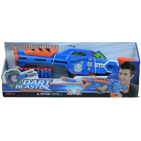 Dart Blaster: Manuelle Schaumstoffpistole mit einer Schussweite von 10 Metern, 46 cm Bild 7
