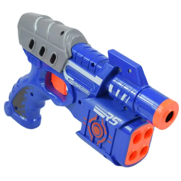 Dart Blaster: Manuelle Schaumstoffpistole mit einer Schussweite von 18 Metern, 24 cm. Bild 2