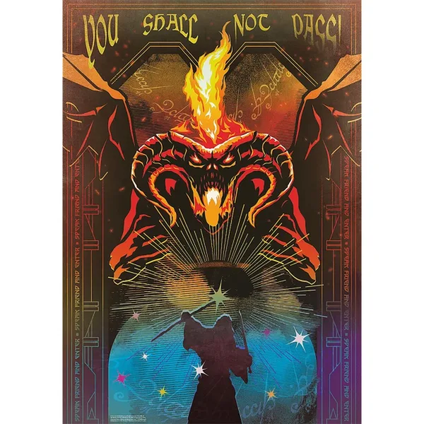 Der Herr der Ringe Gandalf und der Balrog Kampf 1000-teiliges Premium Plus Quality Puzzle – Trefl Bild 2