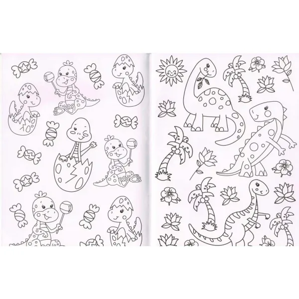 Diamant-Malbuch – Dinosaurier Bild 2