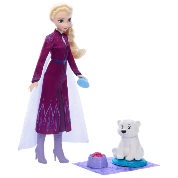 Die Eiskönigin: Elsa und das kleine Eisbärchen Spielfigurenset – Mattel Bild 2