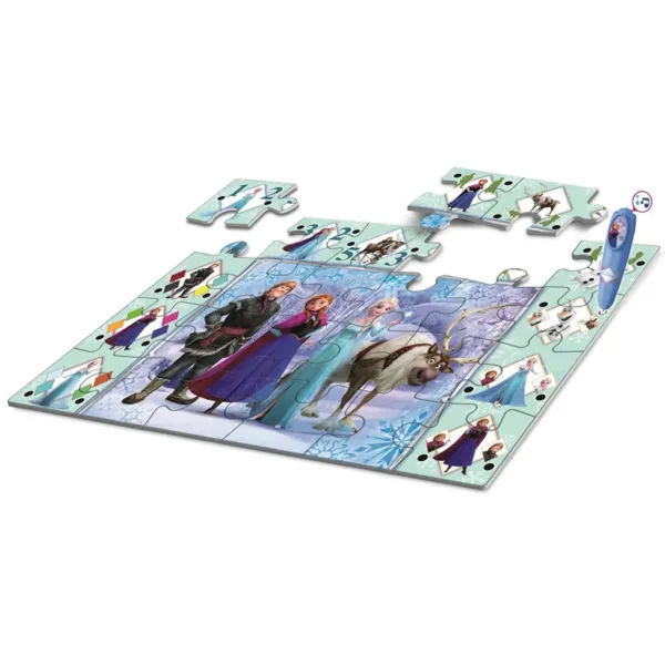 Die Eiskönigin interaktives 24-teiliges Bodenpuzzle - Clementoni Bild 2