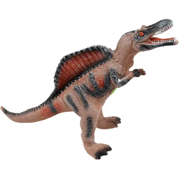 Dino World: Spinosaurus Dinosaurierfigur aus Vinyl mit Geräuschfunktion und Baumwollfüllung, 35 cm Bild 2