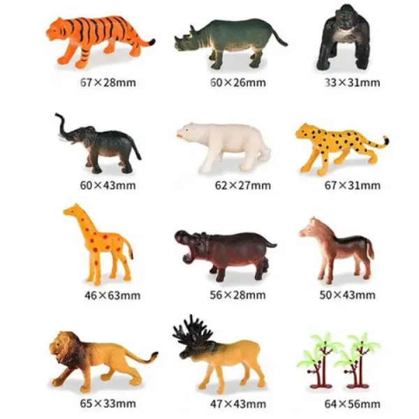 Dino World: Wildtiere Figurenset Bild 2