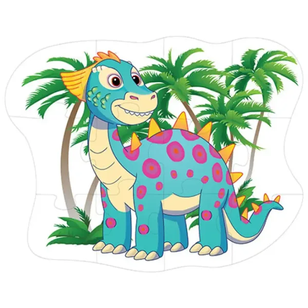 Riesen-Bodenpuzzle Dinosaurier, 12-teilig Bild 2