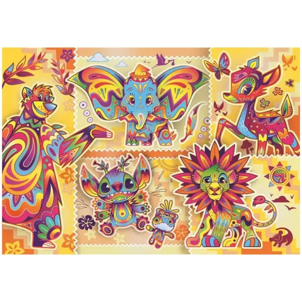 Disney+ - Klassische Charaktere 1000-teilige Puzzle mit Poster - Clementoni Bild 2