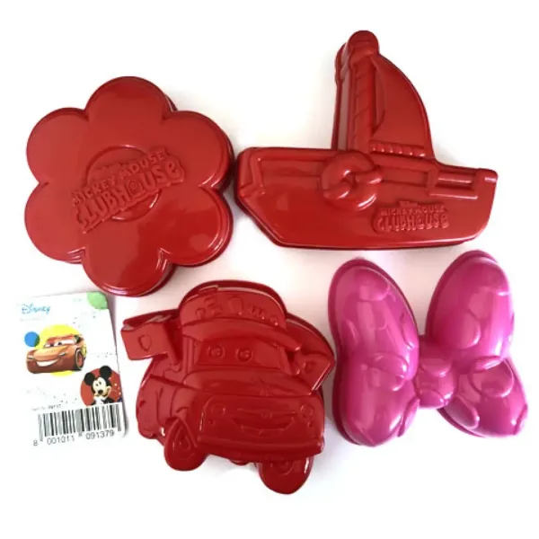 Disney Cars und Minnie Maus Sandkasten-Formenset 4-teilig Bild 2