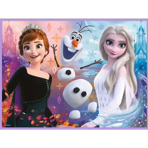 Disney: Die Eiskönigin 2 - Prinzessinnen in ihrem Land Puzzle und Memokarten 2-in-1-Set - Trefl Bild 3