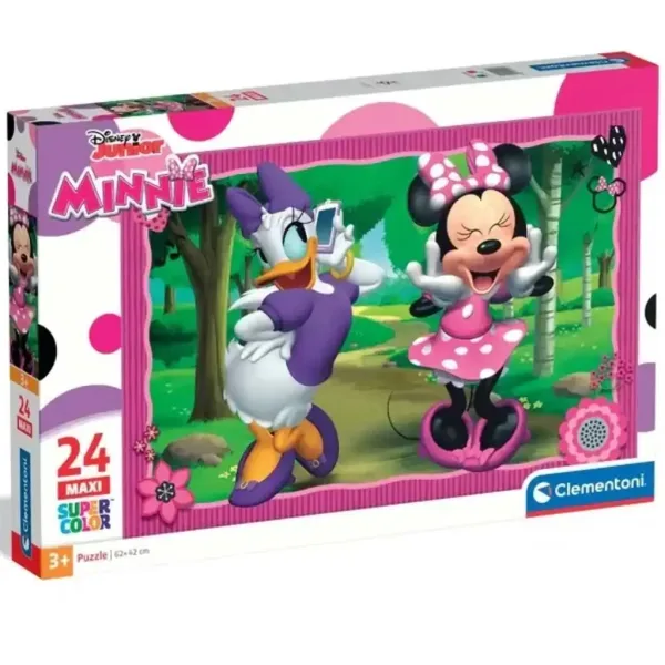 Disney Minnie Maus 24-tlg. Maxi Supercolor Puzzle - Clementoni Bild 1