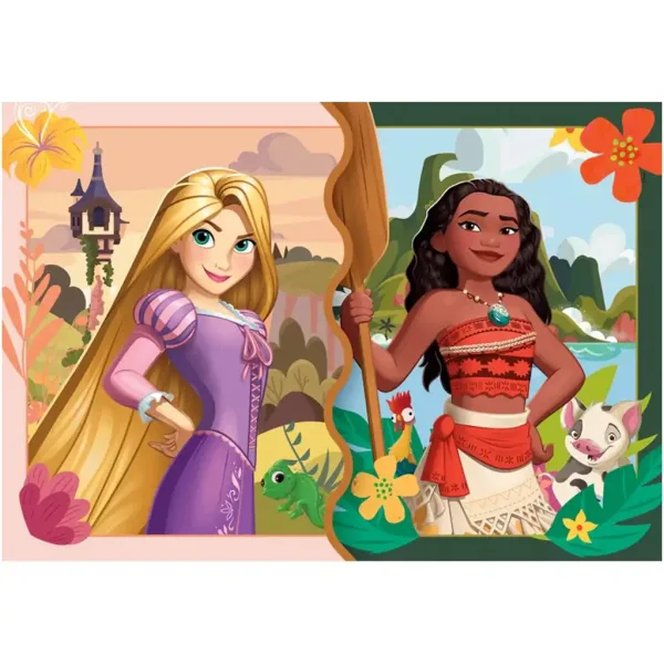 Disney Prinzessinnen 2-in-1 Puzzle - Clementoni Bild 3